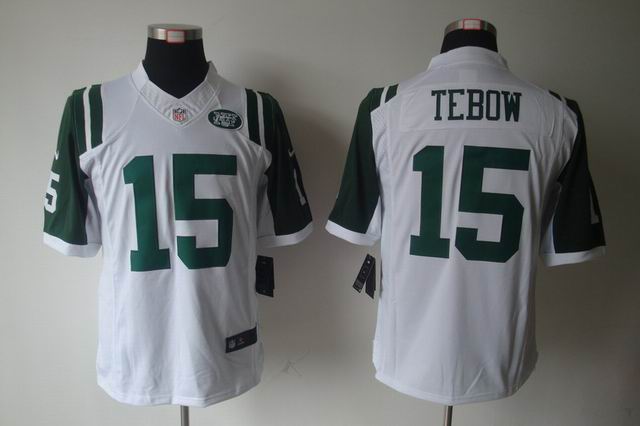 Nike NFL New York Jets #15 Tebow white Limited Jersey