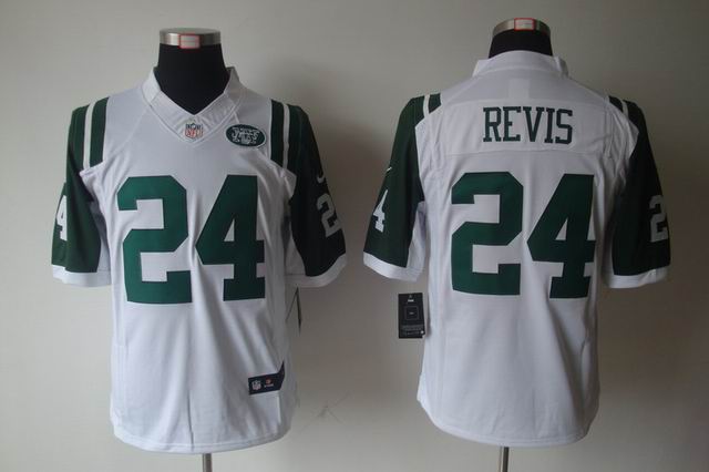 Nike NFL New York Jets #24 Darrelle Revis white Limited Jersey