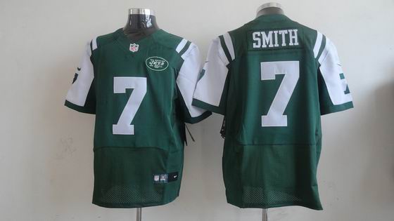 Nike NFL New York Jets #7 Geno Smith green elite Jersey