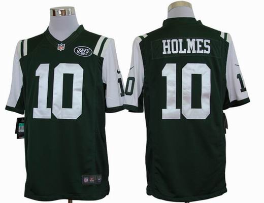Nike NFL New York Jets 10 Holmes green Limited Jersey