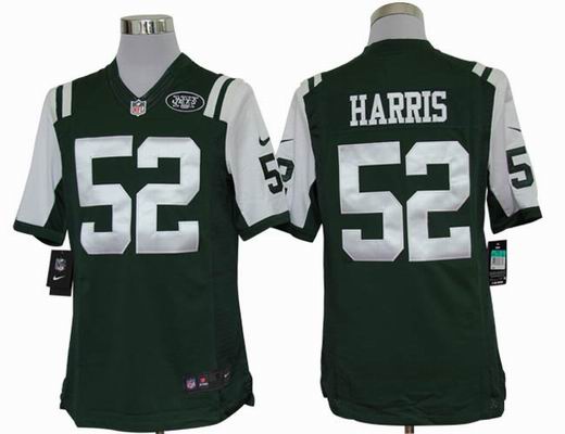 Nike NFL New York Jets 52 Harris green Limited Jersey
