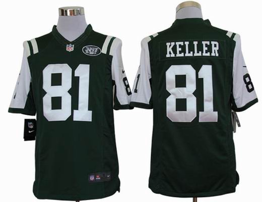 Nike NFL New York Jets 81 Keller green Limited Jersey