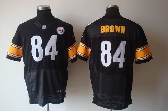 Nike NFL Pittsburgh Steelers 84 Brown black Elite Jersey