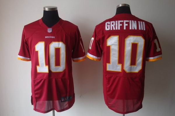 Nike NFL Washington Redskins 10 Griffin III red Elite Jersey