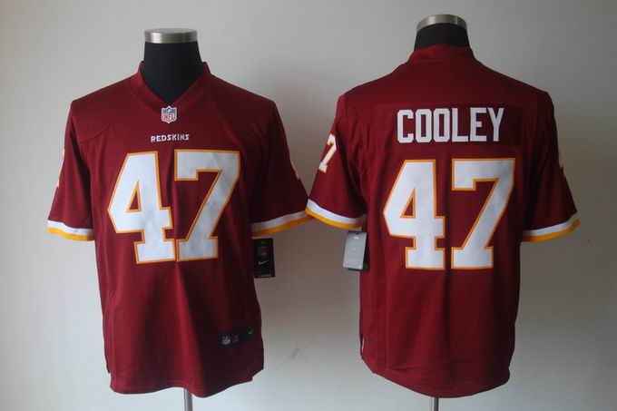 Nike NFL Washington Redskins 47 Cooley red Game Jersey