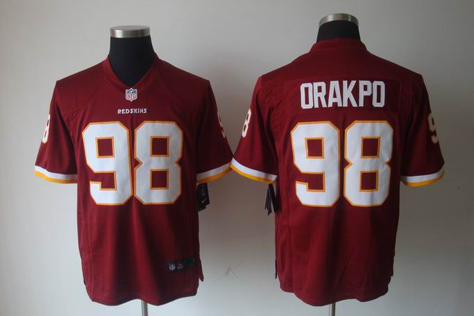 Nike NFL Washington Redskins 98 Orakpo red Game Jersey
