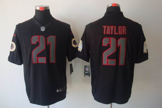 Nike NFL Washinton Redskins 21 Taylor Impact black limited jersey