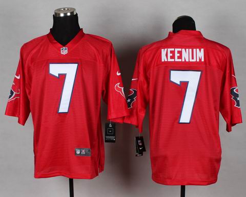 Nike NFL houston texans 7 Keenum red QB jersey