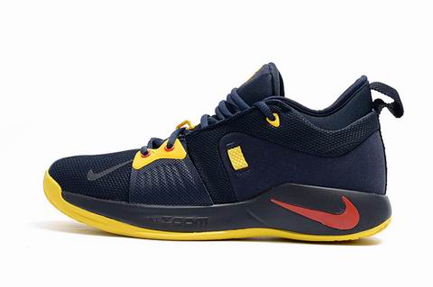 Nike PG 2 shoes navy yellow