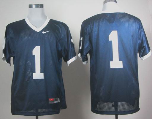 Nike Penn State Nittany Lions No.1 Fan Navy Blue College Football Jersey