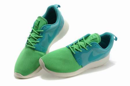 Nike Roshe Run HYP QS shoes blue green white