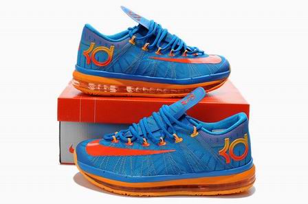 Nike Zoom KD VI shoes blue orange