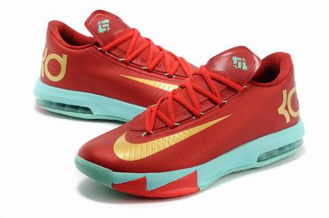 Nike Zoom KD VI shoes red blue