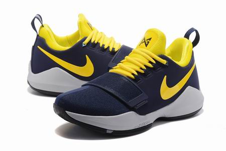 Nike Zoom PG 1 EP shoes navy yellow