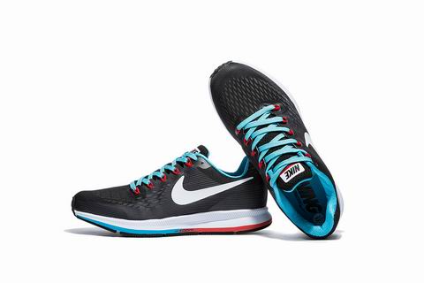 Nike Zoom Pegasus 34 shoes black blue
