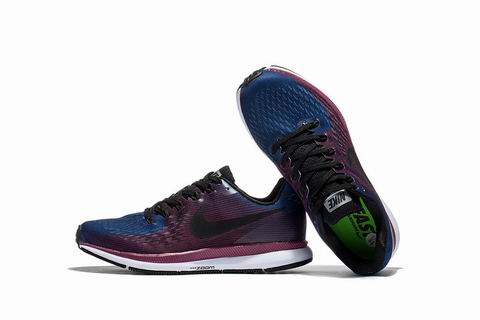 Nike Zoom Pegasus 34 shoes burgundy blue
