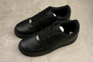 Nike air force 1 low shoes all black