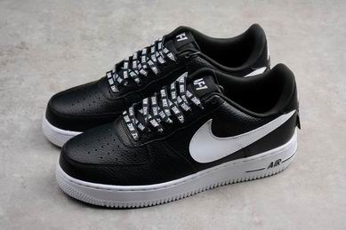 Nike air force 1 low shoes black white