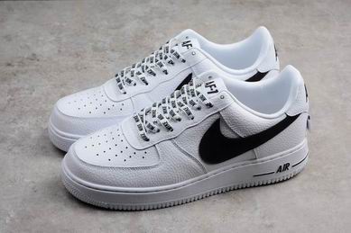 Nike air force 1 low shoes white black