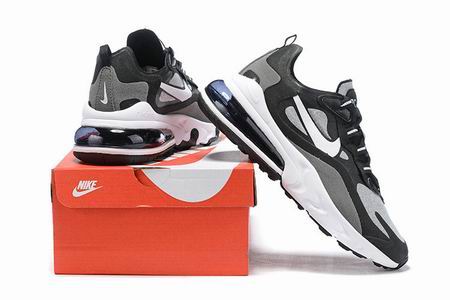 Nike air max 270 react shoes black white