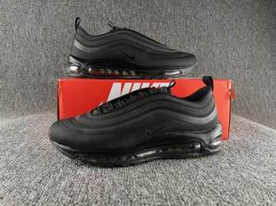 Nike air max 97 shoes all black