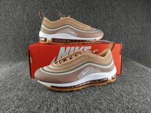 Nike air max 97 shoes rose golden