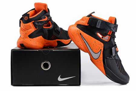Nike james 9 shoes black orange