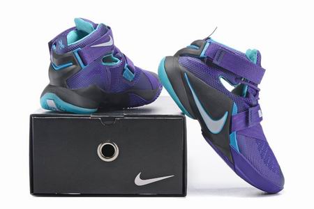 Nike james 9 shoes purple blue