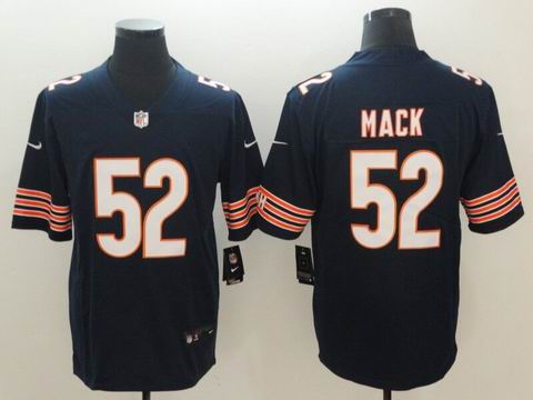 Nike nfl Chicago Bears #52 Khalil Mack blue vapor untouchable limited jersey