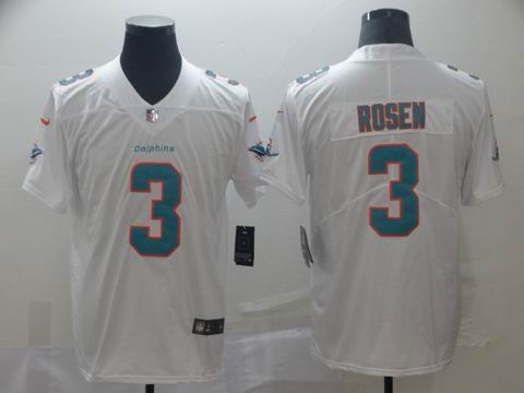 Nike nfl Dolphins #3 ROSEN white vapor untouchable limited jersey
