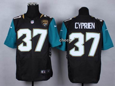 Nike nfl Jaguars #37 cyprien black elite Jersey