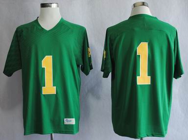 Notre Dame Fighting Irish Louis Nix III #1 Techfit College Football Jersey -Green