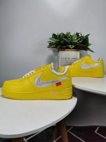 OFF-WHITE x Nike Air Force 1 yellow