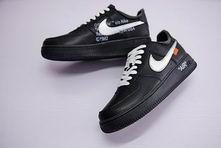 Off-White x Nike Air Force 1 Low black silver