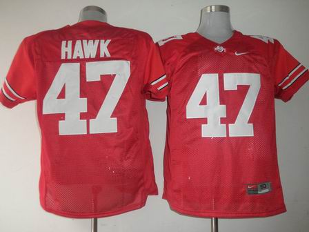 Ohio State Buckeyes 47 Hawk Red College Football Jersey