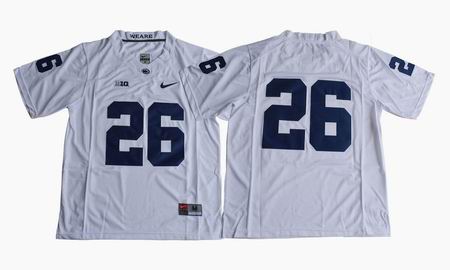 Penn State Nittany Lions Saquon Barkley #26 College Football Jersey White