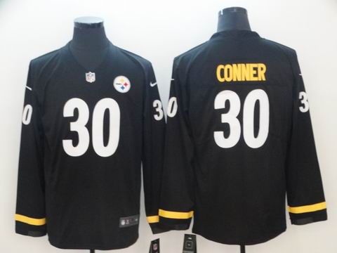 Pittsburgh Steelers #30 Conner black long sleeve jersey