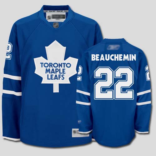 Toronto Maple Leafs #22 Francois Beauchemin Blue NHL Jersey