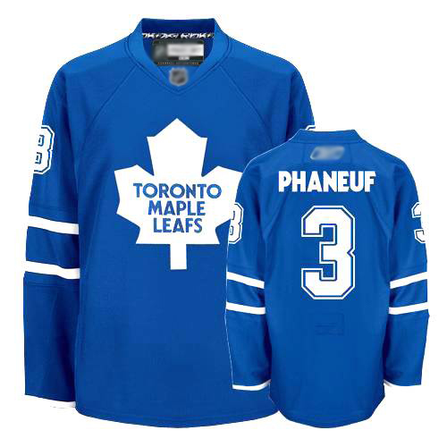 Toronto Maple Leafs #3 Dion Phaneuf Blue NHL Jersey