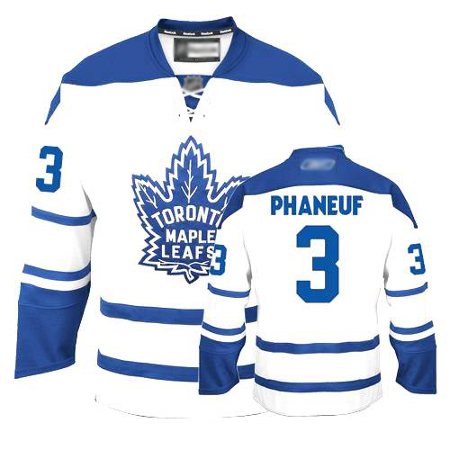 Toronto Maple Leafs #3 Dion Phaneuf Third White NHL Jersey