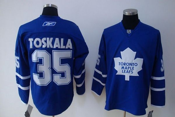 Toronto Maple Leafs #35 Vesa Toskala Blue NHL Jersey