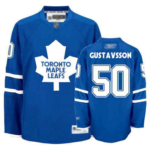 Toronto Maple Leafs #50 Jonas Gustavsson Blue NHL Jersey