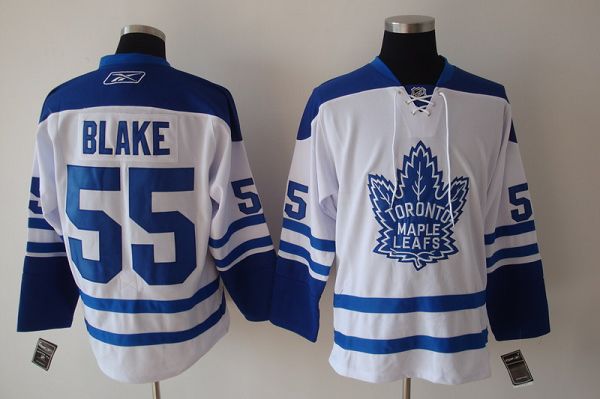 Toronto Maple Leafs #55 Jason Blake White Third NHL Jersey