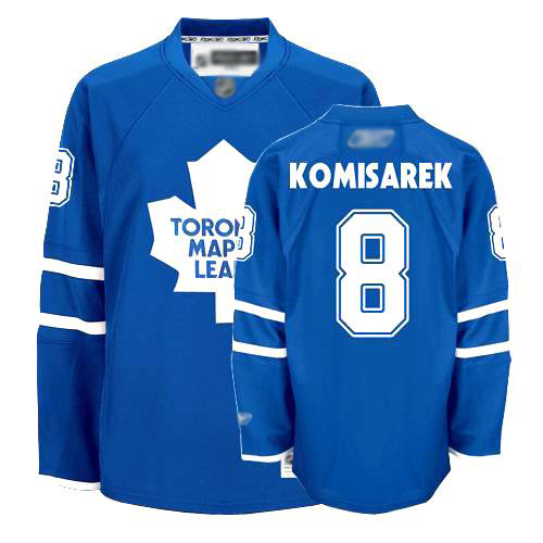 Toronto Maple Leafs #8 Mike Komisarek Blue NHL Jersey