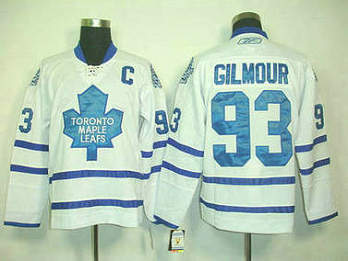 Toronto Maple Leafs 93 Doug Gilmour White Jersey Hockey