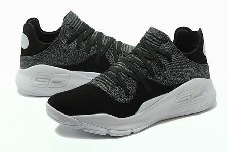 Under Armour curry 4 shoes low black grey