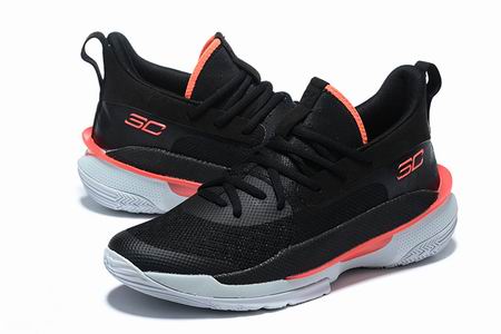 Under Armour curry 7 shoes black red