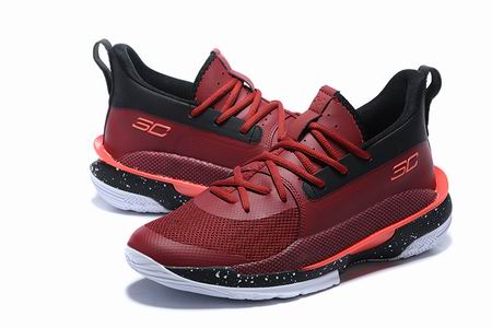 Under Armour curry 7 shoes burgendy