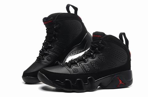 Women Air Jordan 9 Retro shoes black