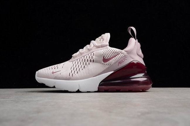 Women Air max 270 shoes rose pink